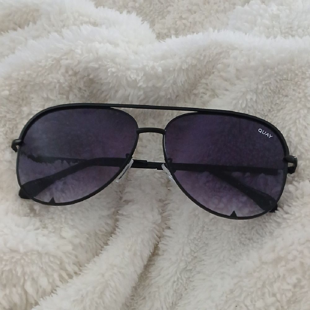 Quay Australia Black and Purple Sunglasses